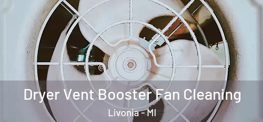 Dryer Vent Booster Fan Cleaning Livonia - MI